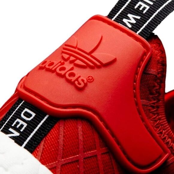 NEW Adidas NMD R1 runner w Lush Red White S79385 38 2/3 EUR - Picture 6 of 14